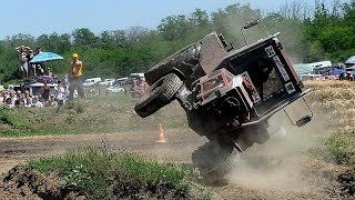 Another one bites the dust: Russians compete in tractor race