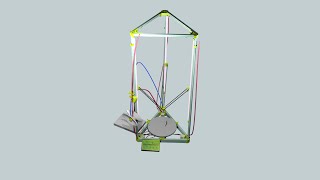 Kossel Delta 3D Printer Build Animation
