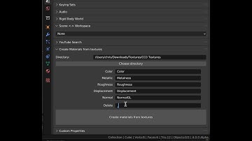 Add-on: Create materials just by textures automatically