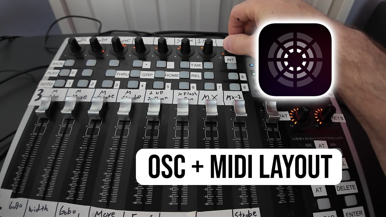 Lighting Console Layout Inside My Blackout Lighting Console Layout | X-Touch + OSC Control ...