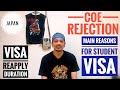 Main Reasons For COE Rejection, Japan | Student Visa Re-apply Duration | Nepali Students In Japan