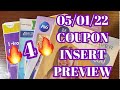 May 01, 2022 Coupon Insert Preview (4 Inserts) 🔥Hot Coupons🔥