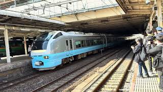 MHあり!!E653系K71編成臨時特急草津・四万62号(長野原草津口→上野)大宮駅6番線出発シーン