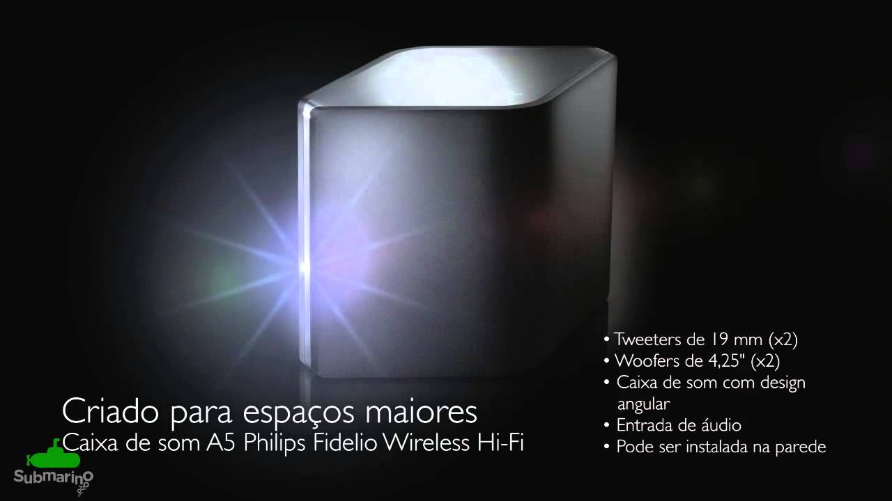 Alto Falante Hi Fi sem Fios AW5000 