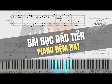Video [Đệm Piano] BÀI HỌC ĐẦU TIÊN |  Quỳnh Lê #sheetmusic - youtube