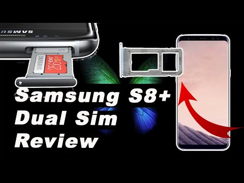 Video: Is Galaxy s8+ dubbele SIM?