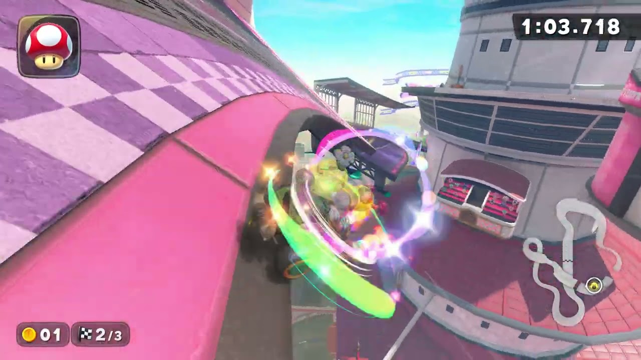 Peach Stadium - 2:13.998 - JaK 🇺🇸 (Mario Kart World world record)