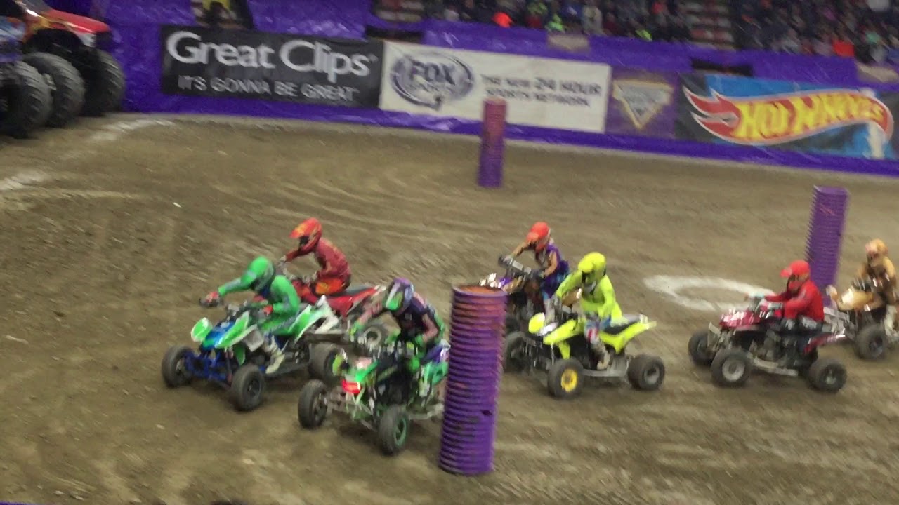 Monster Jam Albany, NY 2018 Saturday Afternoon ATV Racing YouTube