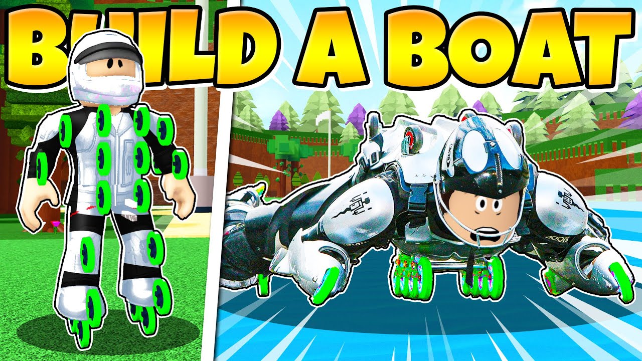 I BUILT A HYPERSPEED ROLLERSUIT In Build a Boat!