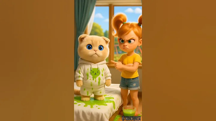 Watch the video about Poor kitten #comedy #cat #catlovers