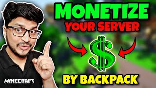 How To Earn Money From Minecraft Server Using Backpack Plugin Aternos | Minepacks Plugin Tutorial