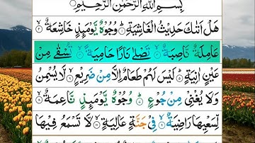 Surah Al Ghashiyah (The Overwhelming) | سورة  الغاشية | Mishari Rashed al-`Afasy | Highlight Verse