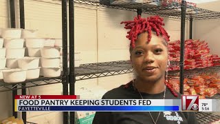 Fayetteville food pantry helps feed students