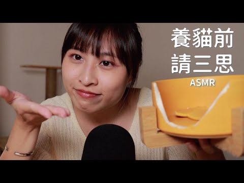 【ASMR】養貓前請三思｜Think Twice Before Raising Cats