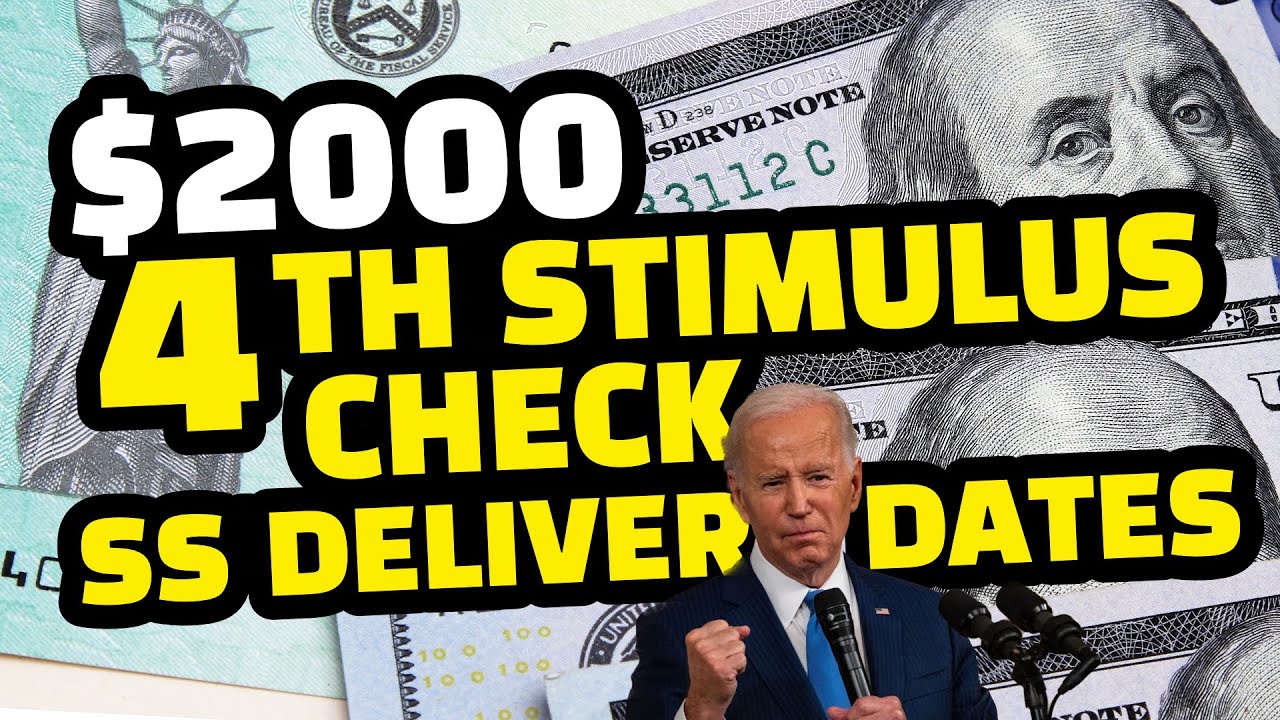 2,000 4th Stimulus Check for Social Security, SSDI, SSI, Seniors, Low