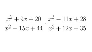 Multiplying Rational Expressions Involving Trinomials