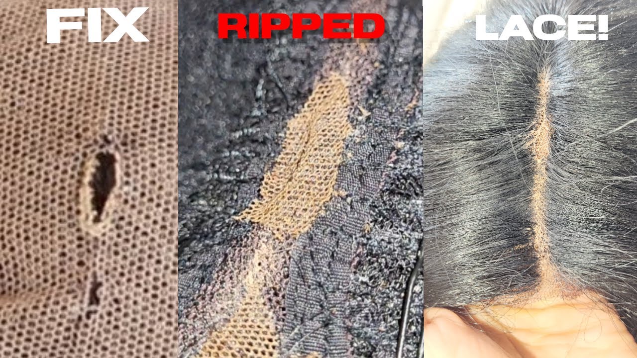 EASIEST WAY TO FIX YOUR RIPPED LACE !!😱 | WITHOUT NO THREAD *SOLVED*