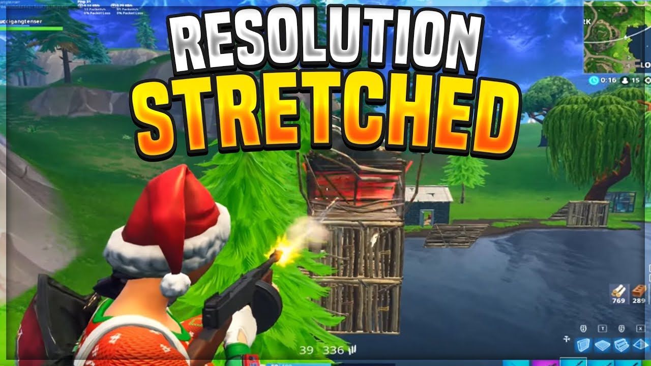 how to play fortnite in a stretched widescreen resolution tutorial pc only - fortnite widescreen settings