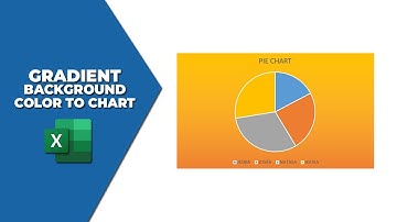 How to add gradient background color to chart in Excel