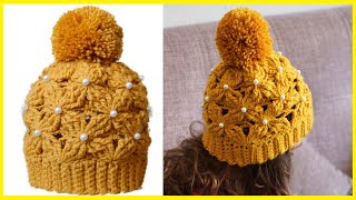 Crochet hat for GIRLS AND LADIES (STEP BY STEP)