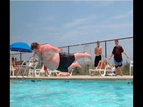 Funny Video 2018 Dangerous Fat Man Swimming | Funny Chaska | - YouTube