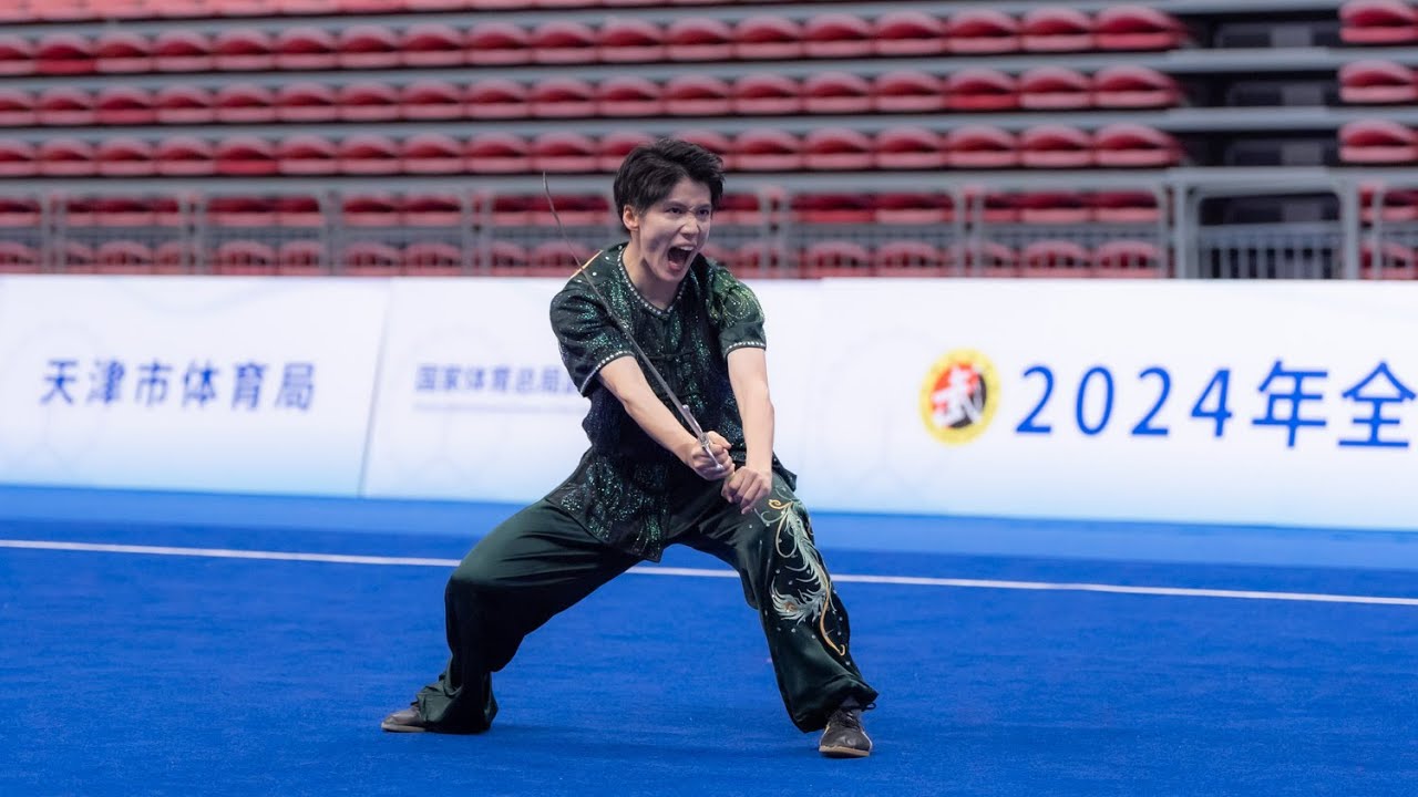 2024冠军赛 女子南刀  第3名 福建 陈惠颖 9.760分 2024年全国武术套路冠军赛 女子南刀 NanDao