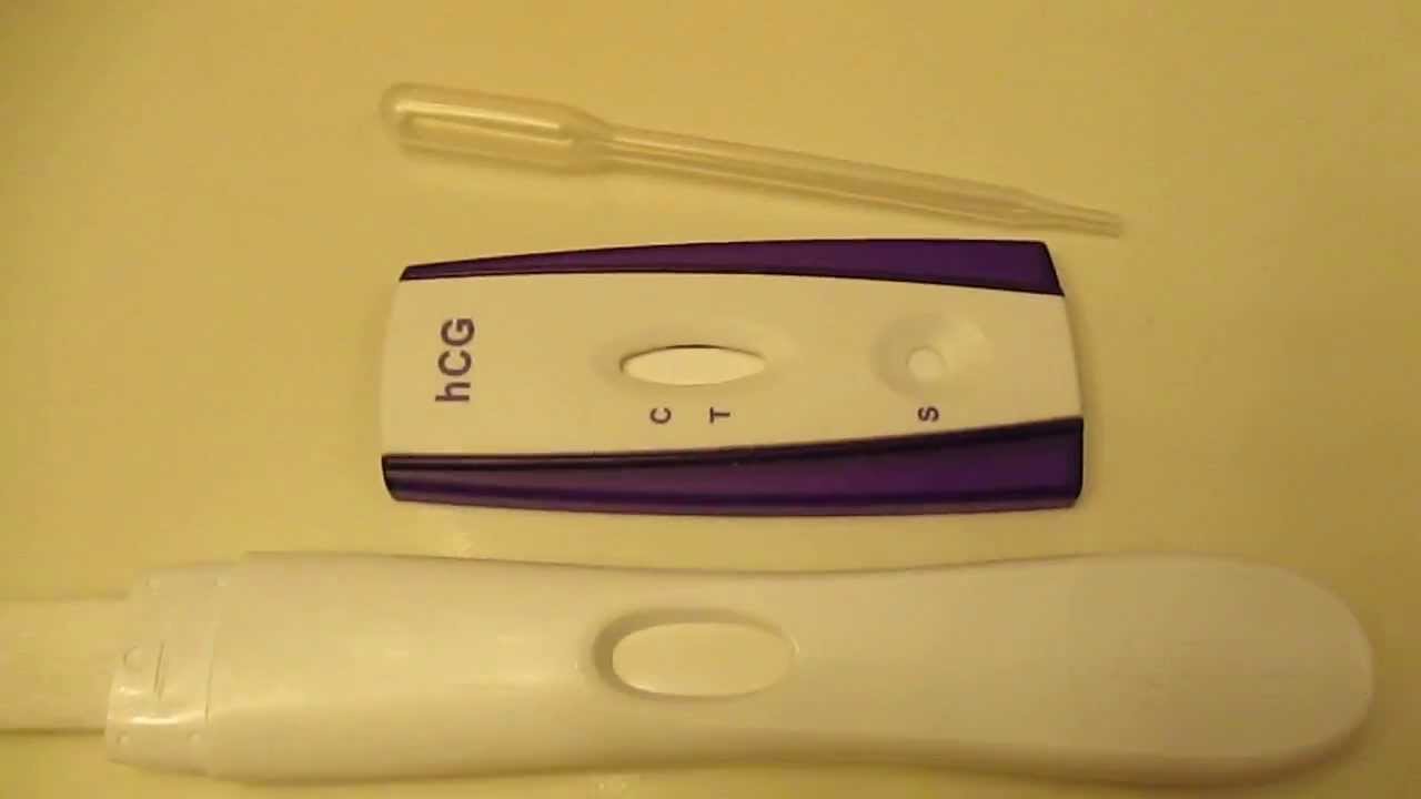 Live Pregnancy Test 4 Weeks And 3 Days YouTube