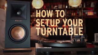 How to Set Up a Turntable