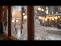 Winter Solstice Jazz Piano at Candlelit Cabin 🕯️ Warm Soothing Music for Deep Sleep & Relaxation