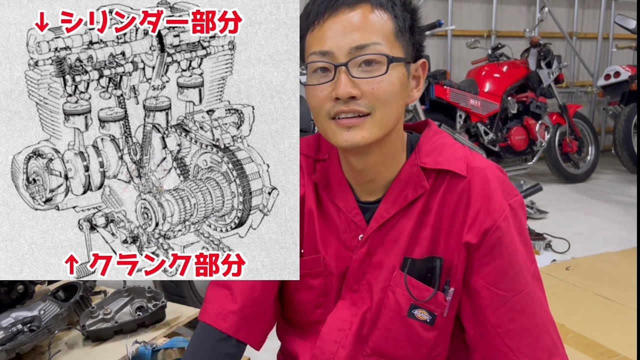 CBR CBX エンジン不具合箇所と症状　徹底解説