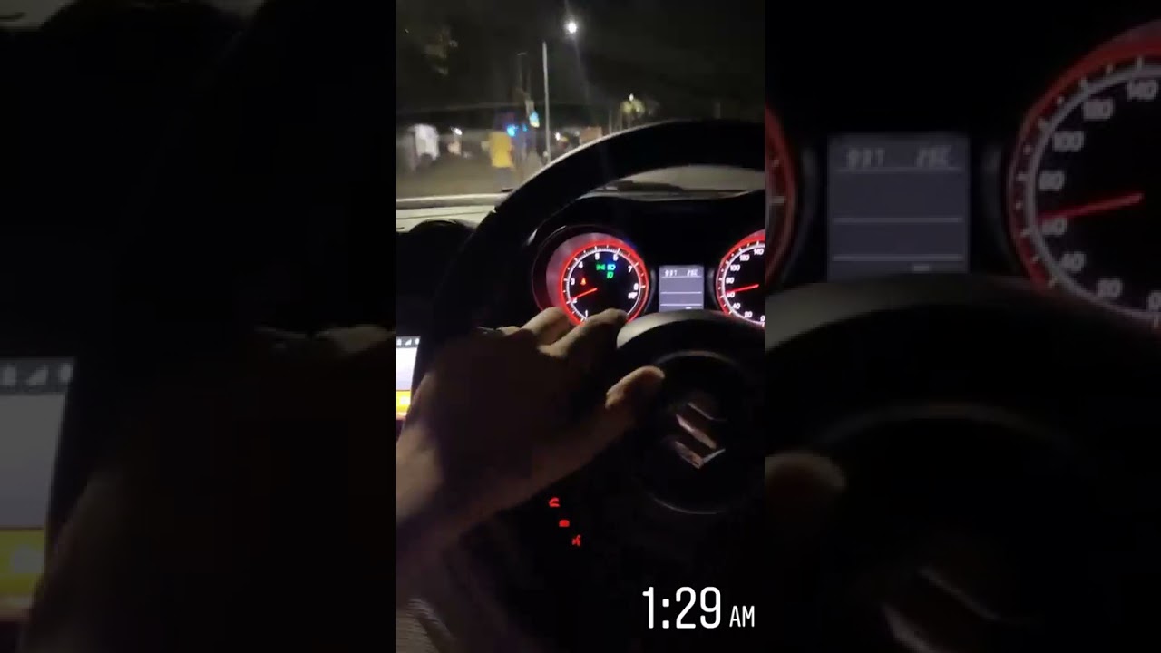 Night drive status||new swift drive 1:29am❤️||