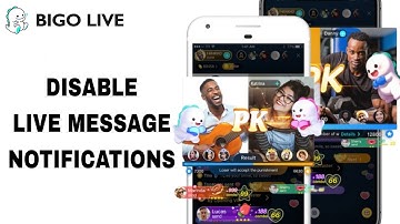 How To Disable Live Message Notifications On Bigo Live App | Step By Step