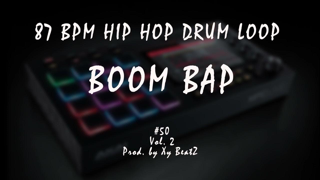 87 BPM Boom Bap Drum Loop Drum Stems 50 Vol. 2 Old School YouTube