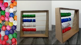 hacer un abaco de reciclaje - abaco para niños de tapitas plasticas hacer un abaco de reciclaje - abaco para niños de tapitas plasticas
