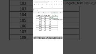 IF with AND का Magic ✨ सिर्फ 30 Seconds में । Excel Short #exceltutorial #excelshorts