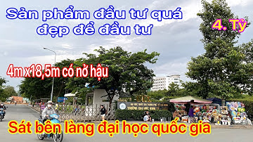 Sản phẩm đầu tư cực rẻ ngay tp Thủ Đức! Kế bên làng đại học Thủ gia 