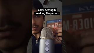 ASMR | Setting and Breaking the Pattern Tapping #asmr #asmrtapping #asmrshorts