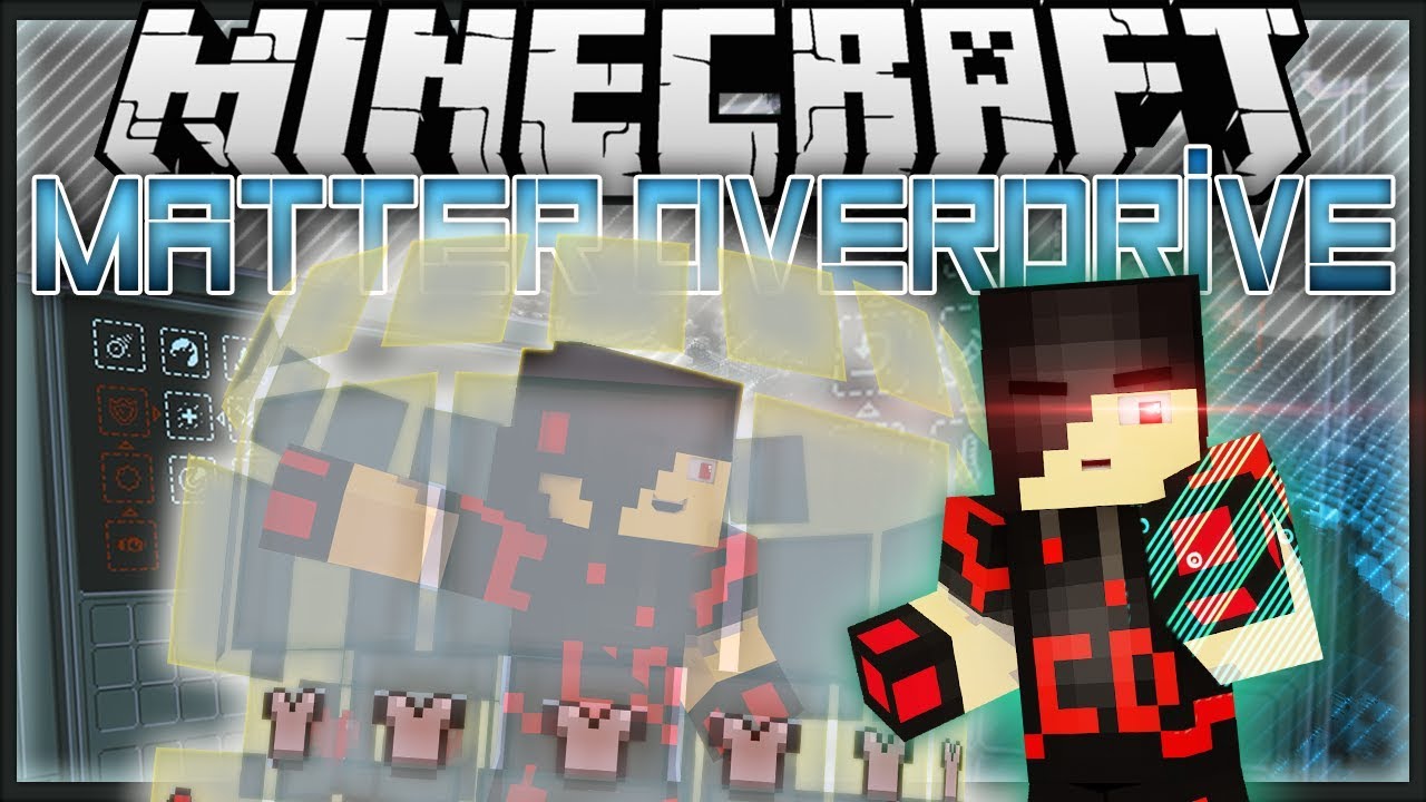 Minecraft Mod Showcase Matter Overdrive Become An Android And Science Youtube