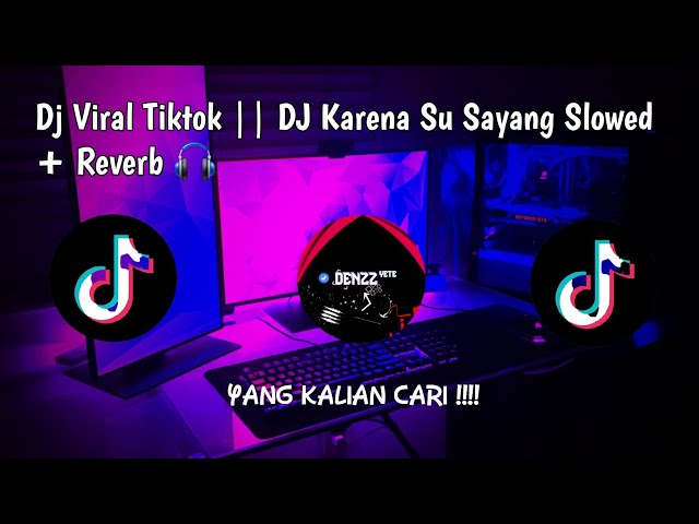 Dj Viral Tiktok || Dj Karena Su Sayang Slowed + Reverb 🎧 class=