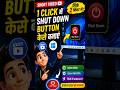 How to Create a Shutdown Button in One Click on Windows 11 | Easy Shortcut Tutorial