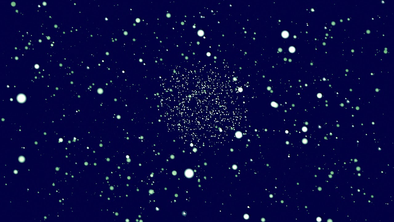 Motion graphics particles cosmos - YouTube