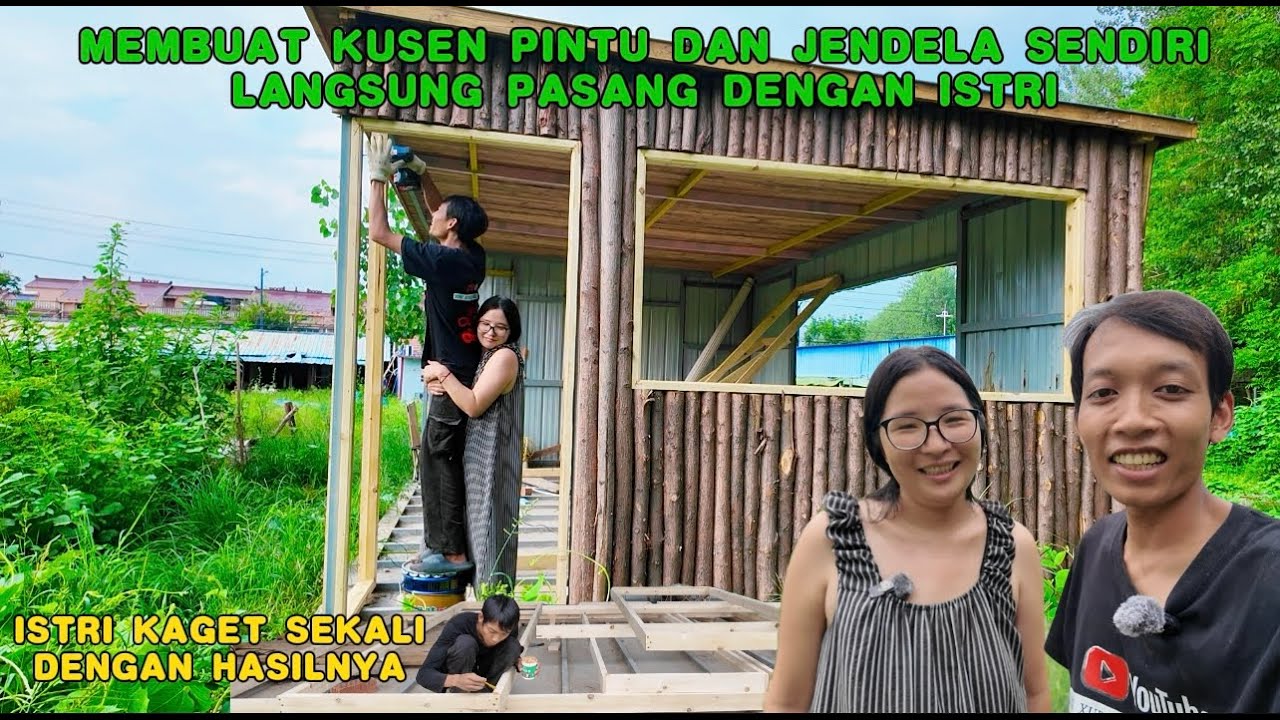 MEMBUAT SENDIRI KUSEN PINTU DAN JENDELA DENGAN ALAT SEDERHANA