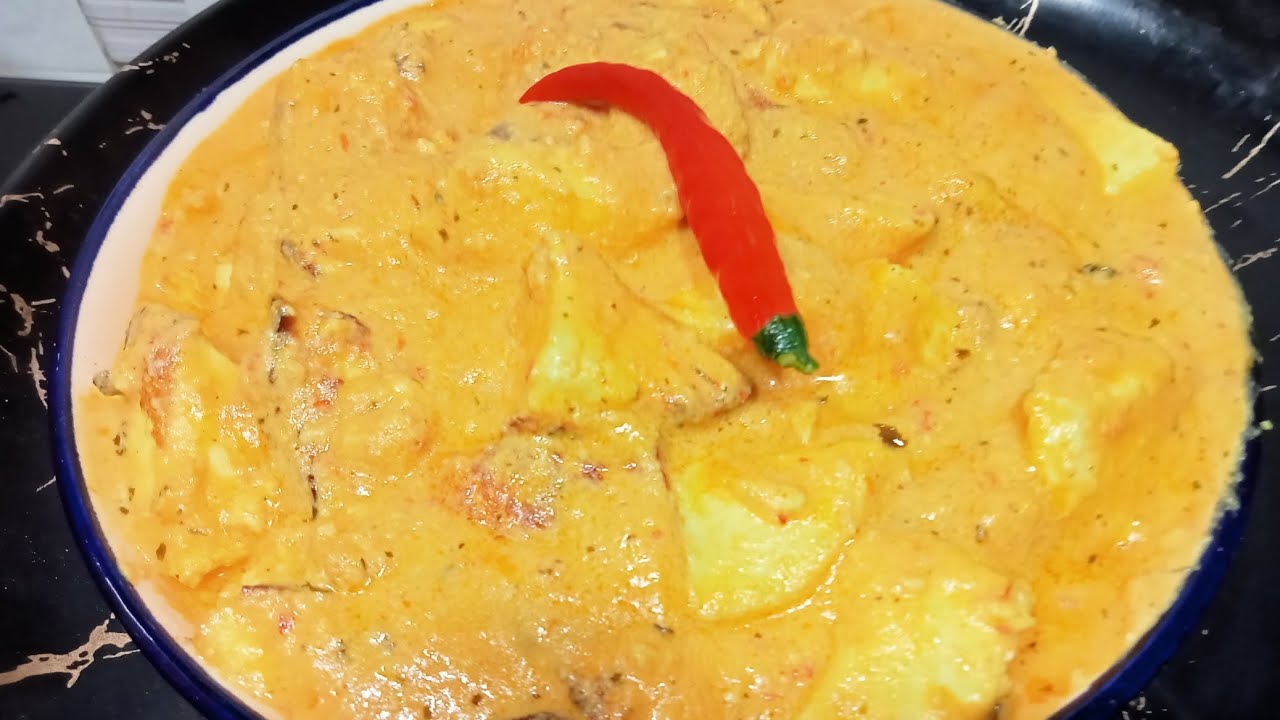 পেঁয়াজ রসুন ছাড়া শাহী পনির ।