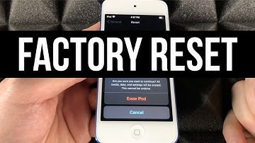 How to Factory Reset iPod touch