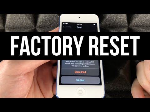 How to Factory Reset iPod touch