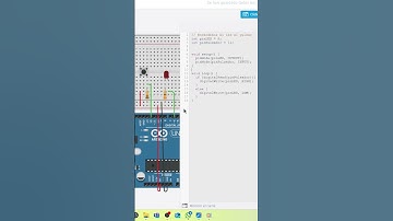 Arduino-Shorts. Led y pulsador  #electronica #diy #arduino #led