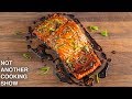 roasted TERIYAKI SALMON with HOMEMADE TERIYAKI SAUCE