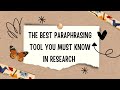 The Best Paraphrasing Tool You Must Know in Research | Undetectable AI | Gaurav Soin