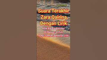 Justice For Zara. Lagu Suara Terakhir Zara Qairina  dengan lirik #justiceforzara #justice4zara