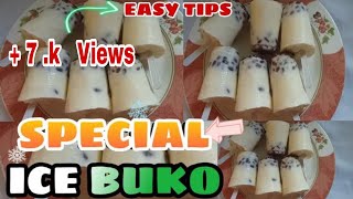 ICE BUKO [ SPECIAL ] EASY [ TIPS &IDEAS ]  PINOY RECIPE / PANLASANG PINOY / HOW TO MAKE / ICE BUKO